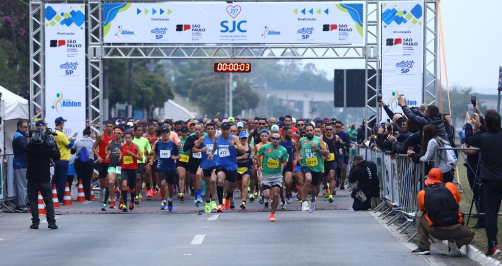 Corrida de Aniversário de São José 257 anos. Foto: Claudio Vieira/PMSJC 21-07-2024 
