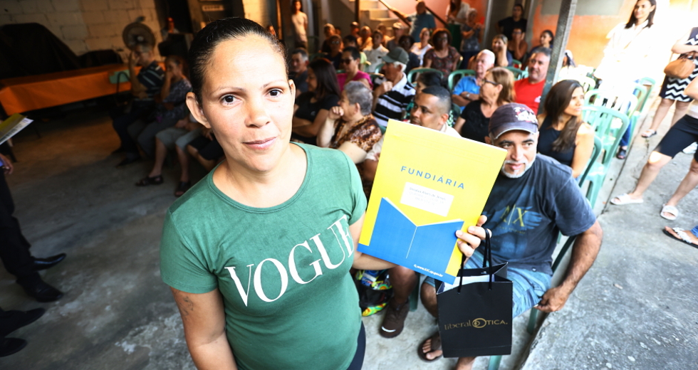 Entrega de títulos de regularização fundiária no Majestic e Capão Grosso. Foto: Claudio Vieira/PMSJC 05-09-2025  