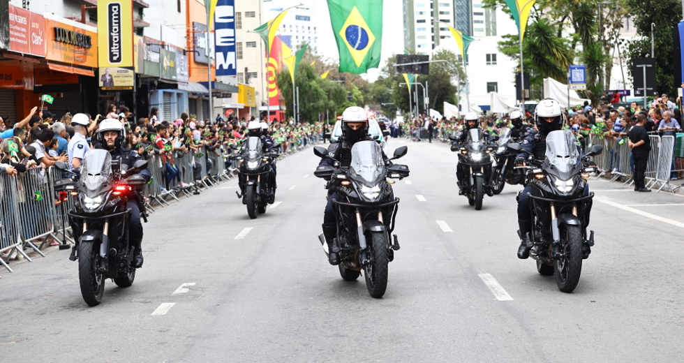 7 de Setembro Dia da Independência - Desfile cívico-militar na Rua 15 de Novembro. Foto: Claudio Vieira/PMSJC 07-09-2025