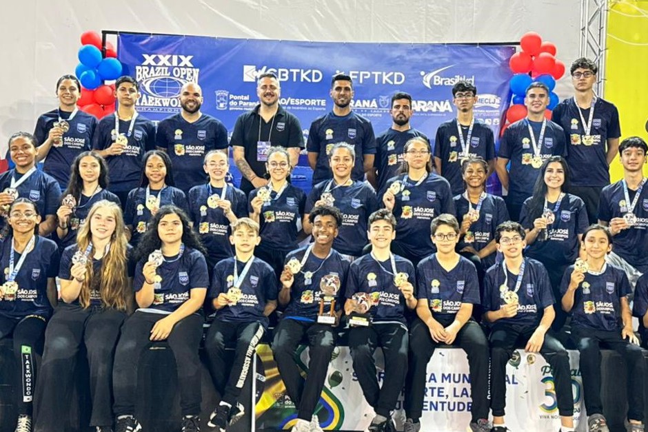 Delegação da Liga Vale Taekwondo brilhou em competição nacional realizada no Paraná