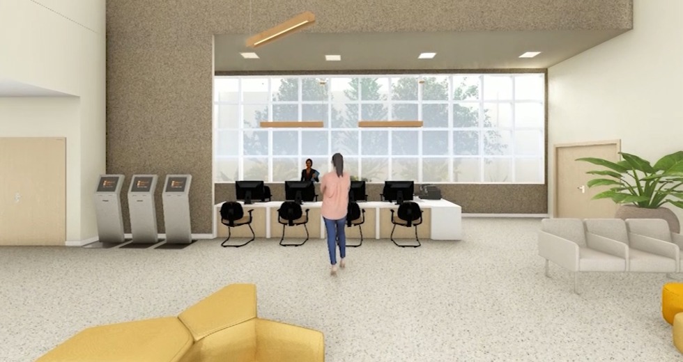 Nova maternidade - Ilustrações em 3D