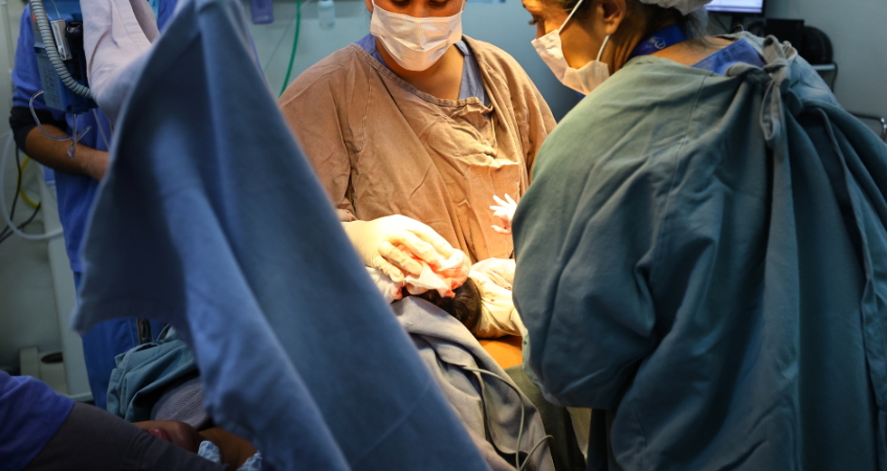 Parto de gestante com gravidez de risco no HM