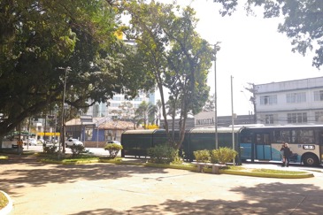 Iluminação na região central