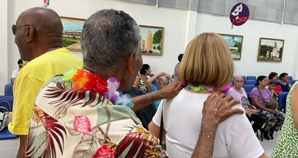 Concurso de fantasias de Carnaval na Casa do Idoso Centro