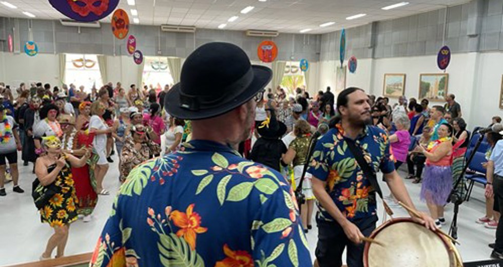 Concurso de fantasias de Carnaval na Casa do Idoso Centro