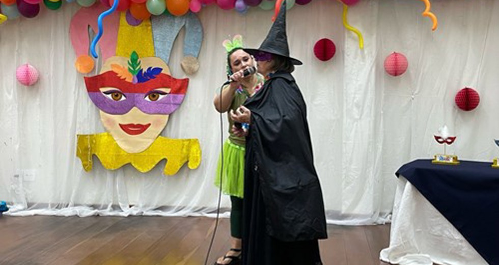 Concurso de fantasias de Carnaval na Casa do Idoso Centro
