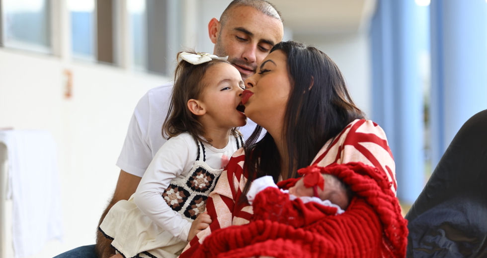Parto no Hospital Municipal - Gestante Karen. Foto: Claudio Vieira/PMSJC 15-07-2025