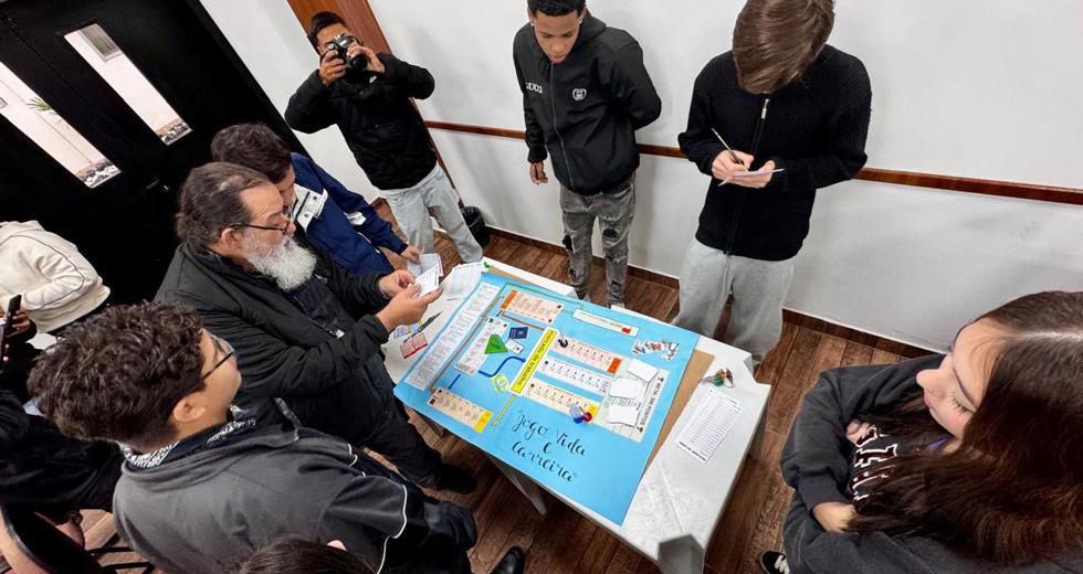 Foram apresentados os trabalhos produzidos nas áreas de Desenvolvimento Pessoal e Profissional