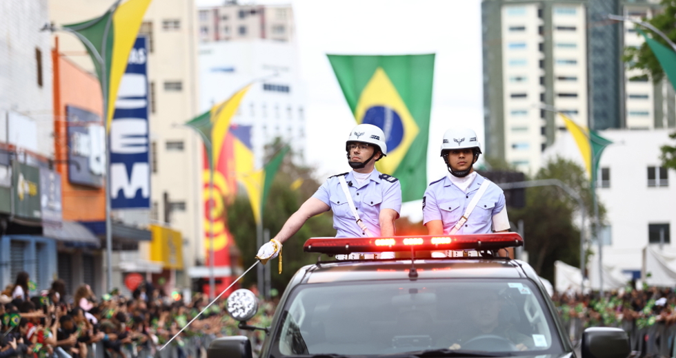 7 de Setembro Dia da Independência - Desfile cívico-militar na Rua 15 de Novembro. Foto: Claudio Vieira/PMSJC 07-09-2025