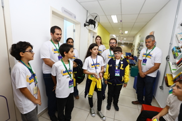 Projeto Sócios-Mirins visita o MIC. Foto: Claudio Vieira/PMSJC 05-11-2025 