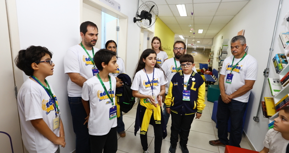 Projeto Sócios-Mirins visita o MIC. Foto: Claudio Vieira/PMSJC 05-11-2025 