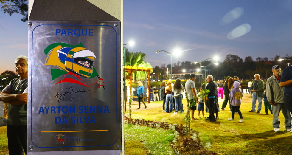 Entrega da Nova Iluminação e Requalificação do Parque Ayrton Senna no Parque Interlagos. Foto: Claudio Vieira/PMSJC 26-07-2025