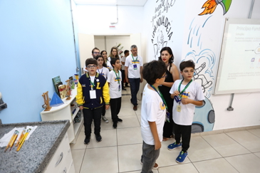 Projeto Sócios-Mirins visita o MIC. Foto: Claudio Vieira/PMSJC 05-11-2025 