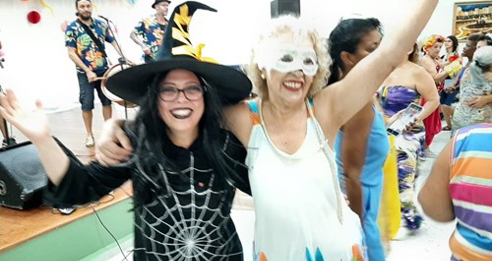 Concurso de fantasias de Carnaval na Casa do Idoso Centro