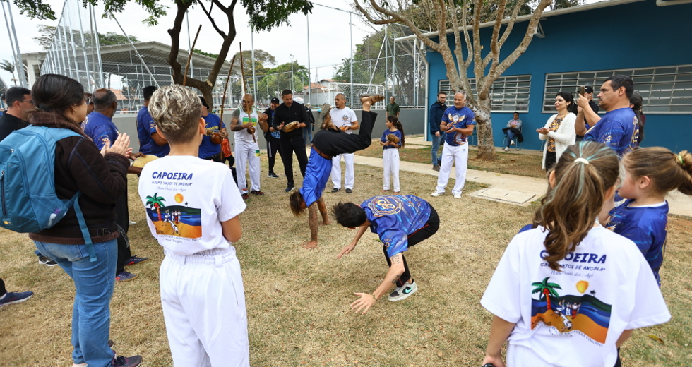 Entrega do Poliesportivo do Bosque dos Eucaliptos. Foto: Claudio Vieira/PMSJC 13-09-2025 
