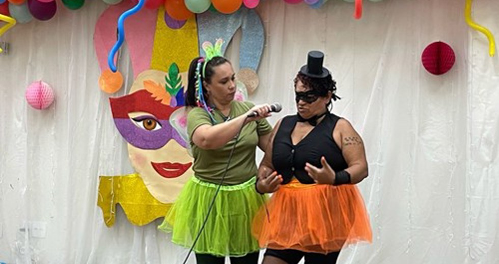 Concurso de fantasias de Carnaval na Casa do Idoso Centro