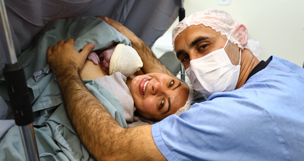 Parto de gestante com gravidez de risco no HM