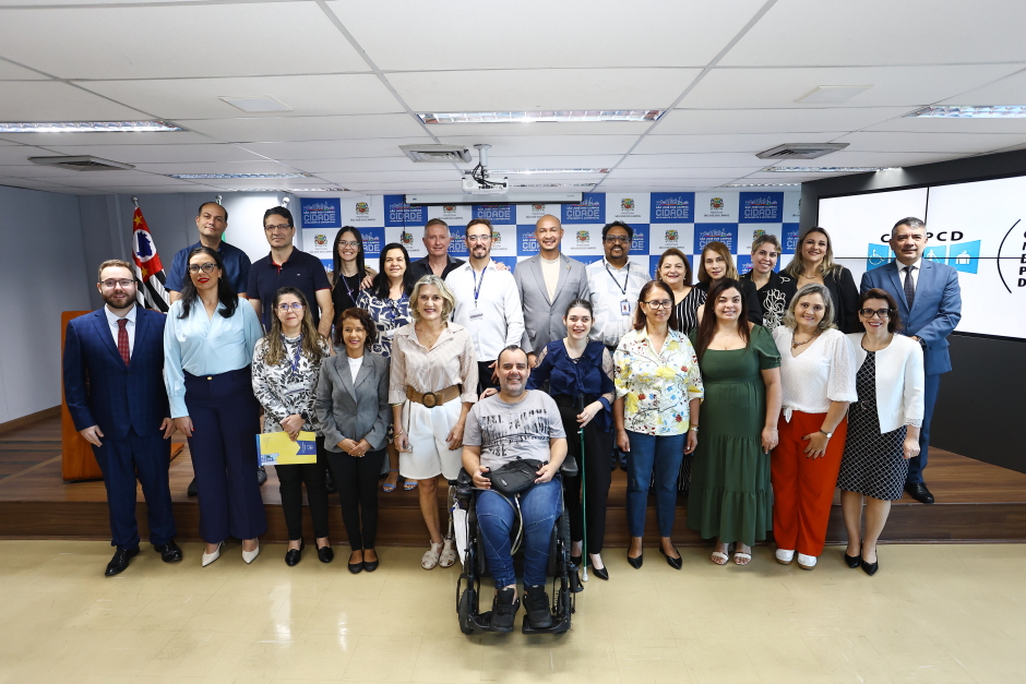 Posse dos Membros do Conselho Municipal da Pessoa com Deficiência - CMDPCD. Foto: Claudio Vieira/PMSJC 05-11-2025