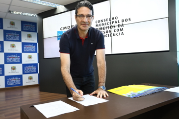 Posse dos Membros do Conselho Municipal da Pessoa com Deficiência - CMDPCD. Foto: Claudio Vieira/PMSJC 05-11-2025