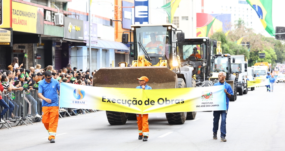 7 de Setembro Dia da Independência - Desfile cívico-militar na Rua 15 de Novembro. Foto: Claudio Vieira/PMSJC 07-09-2025