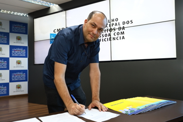 Posse dos Membros do Conselho Municipal da Pessoa com Deficiência - CMDPCD. Foto: Claudio Vieira/PMSJC 05-11-2025