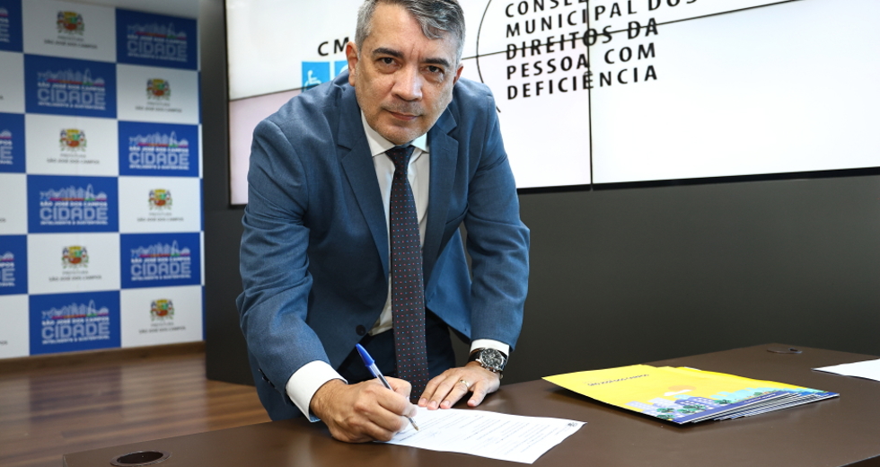 Posse dos Membros do Conselho Municipal da Pessoa com Deficiência - CMDPCD. Foto: Claudio Vieira/PMSJC 05-11-2025