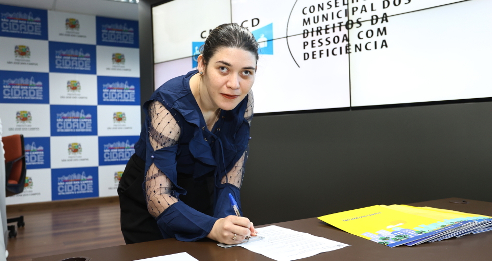 Posse dos Membros do Conselho Municipal da Pessoa com Deficiência - CMDPCD. Foto: Claudio Vieira/PMSJC 05-11-2025