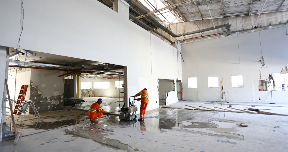 Obras do Novo AME. Foto: Claudio Vieira/PMSJC 18-09-2025