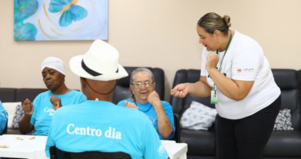 Um dia no Centro Dia na Casa do Idoso Leste. Foto: Claudio Vieira/PMSJC 14-02-2025