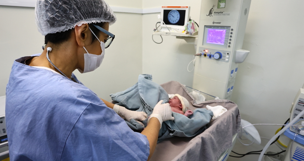Parto de gestante com gravidez de risco no HM