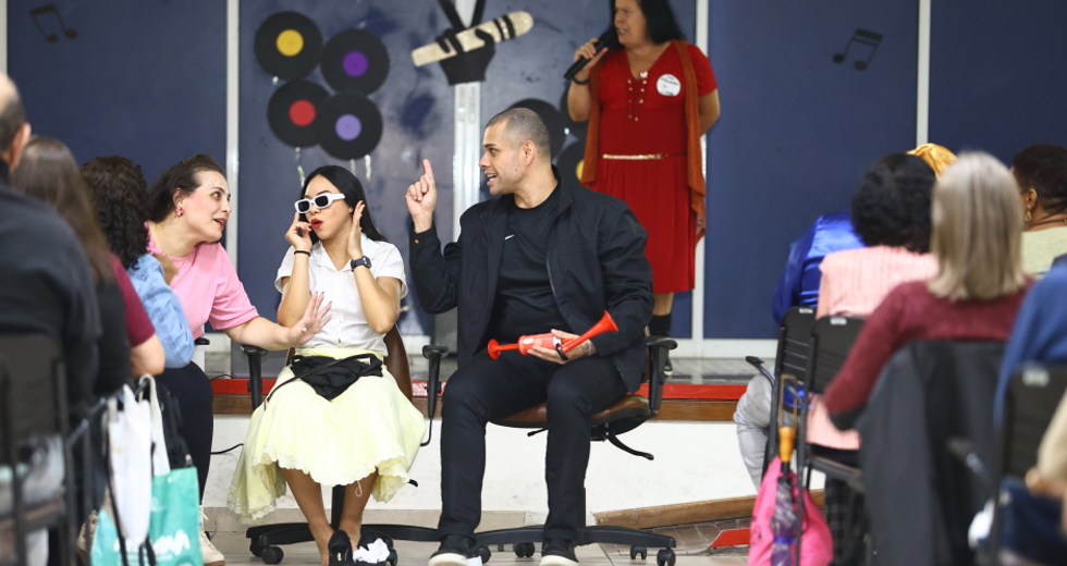 The Vovoice na Casa do Idoso Sul. Foto: Claudio Vieira/PMSJC 31-10-2025  