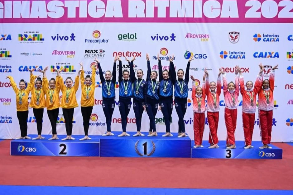 As ginastas do programa Atleta Cidadão representam São José dos Campos no Torneio Nacional de Ginástica Rítmica