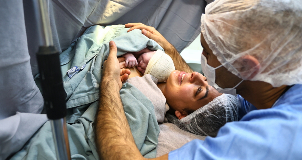 Parto de gestante com gravidez de risco no HM