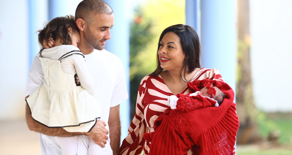 Parto no Hospital Municipal - Gestante Karen. Foto: Claudio Vieira/PMSJC 15-07-2025