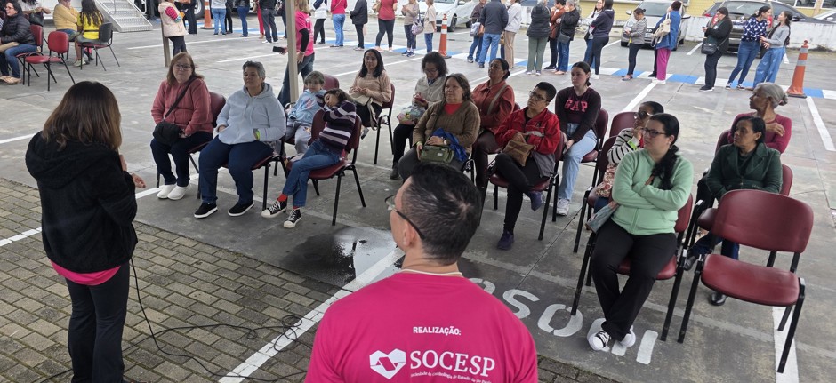 Prevenção cardiovascular mobiliza mulheres em São José