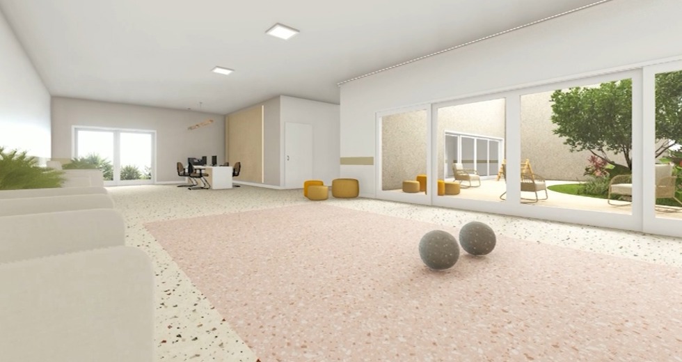 Nova maternidade - Ilustrações em 3D