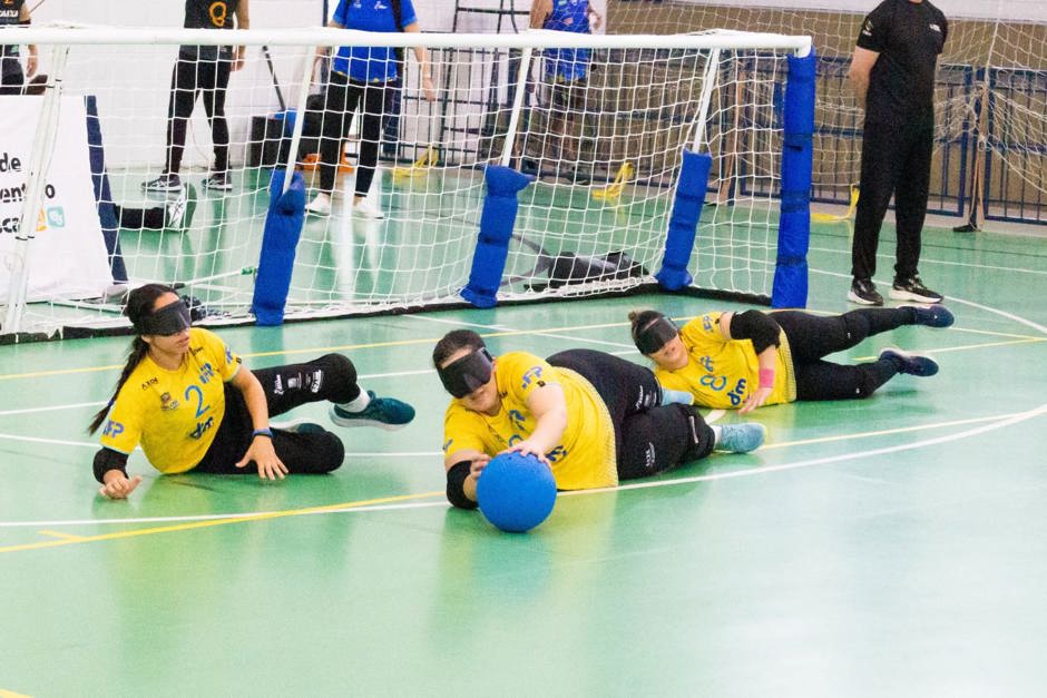 Equipe de goalball Instituto Athlon, de São José dos Campos