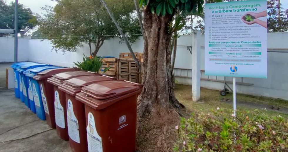 Urbam amplia compostagem com resíduos de restaurante dos funcionários