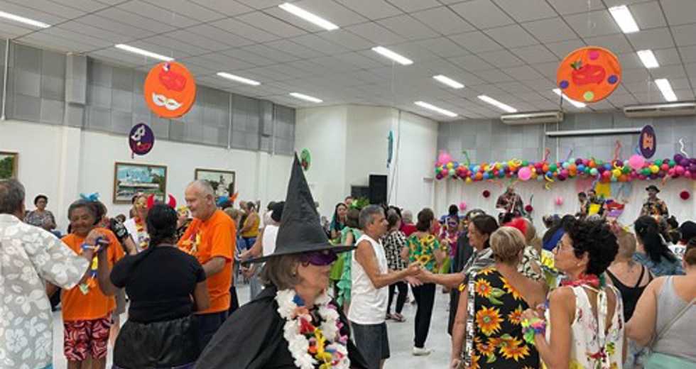 Concurso de fantasias de Carnaval na Casa do Idoso Centro