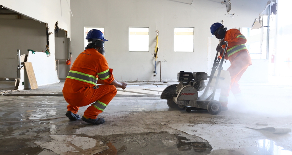 Obras do Novo AME. Foto: Claudio Vieira/PMSJC 18-09-2025