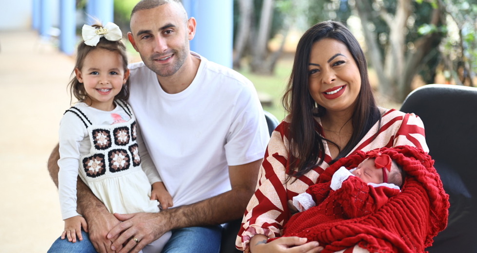 Parto no Hospital Municipal - Gestante Karen. Foto: Claudio Vieira/PMSJC 15-07-2025