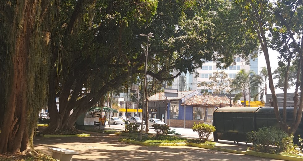 Iluminação na região central