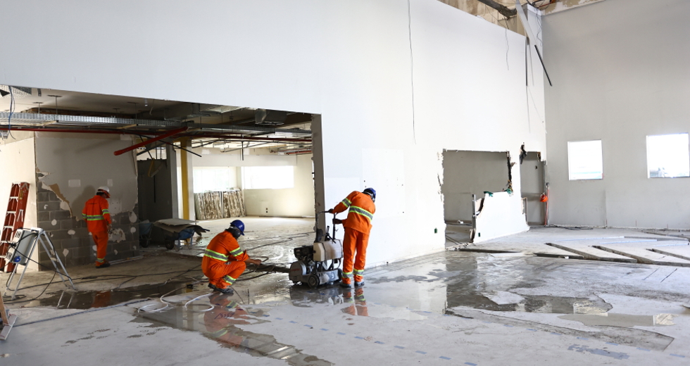 Obras do Novo AME. Foto: Claudio Vieira/PMSJC 18-09-2025