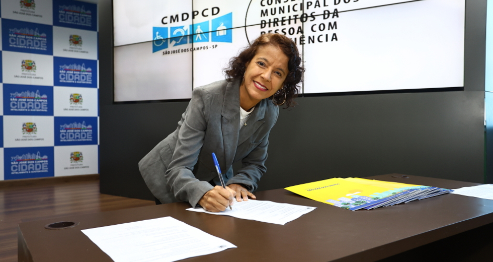 Posse dos Membros do Conselho Municipal da Pessoa com Deficiência - CMDPCD. Foto: Claudio Vieira/PMSJC 05-11-2025