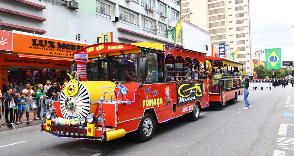 7 de Setembro Dia da Independência - Desfile cívico-militar na Rua 15 de Novembro. Foto: Claudio Vieira/PMSJC 07-09-2025