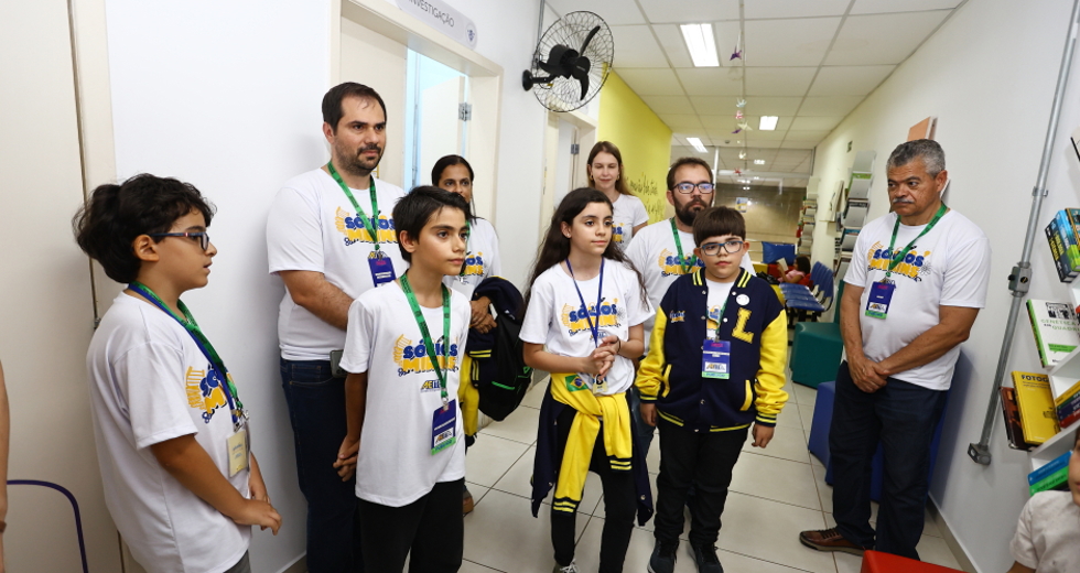 Projeto Sócios-Mirins visita o MIC. Foto: Claudio Vieira/PMSJC 05-11-2025 
