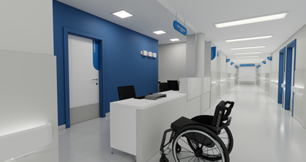 Clínica 2 do Hospital Municipal - Antes das reformas