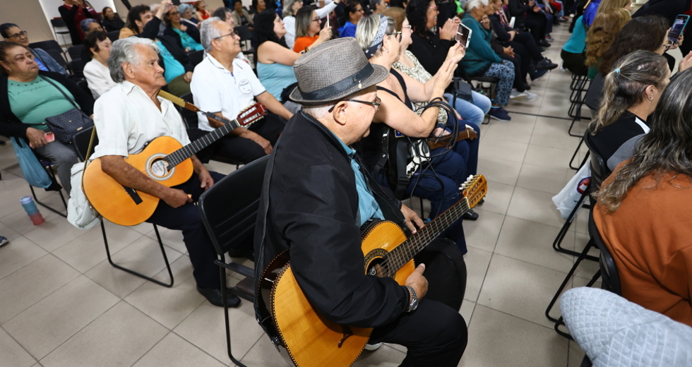 The Vovoice na Casa do Idoso Sul. Foto: Claudio Vieira/PMSJC 31-10-2025  