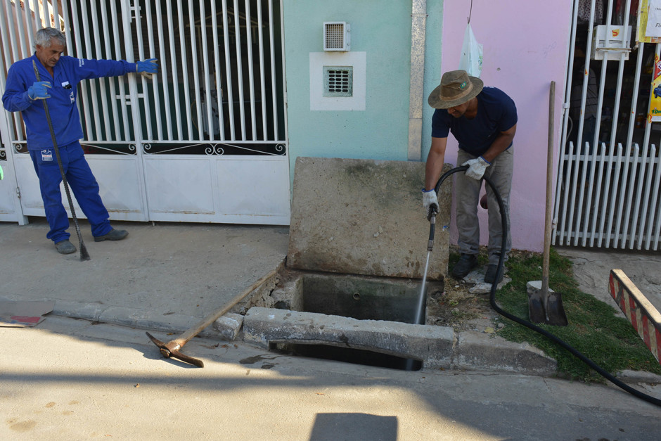 Limpeza de galerias