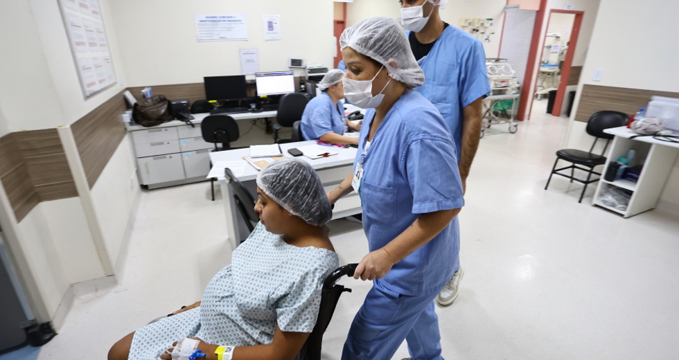 Parto de gestante com gravidez de risco no HM